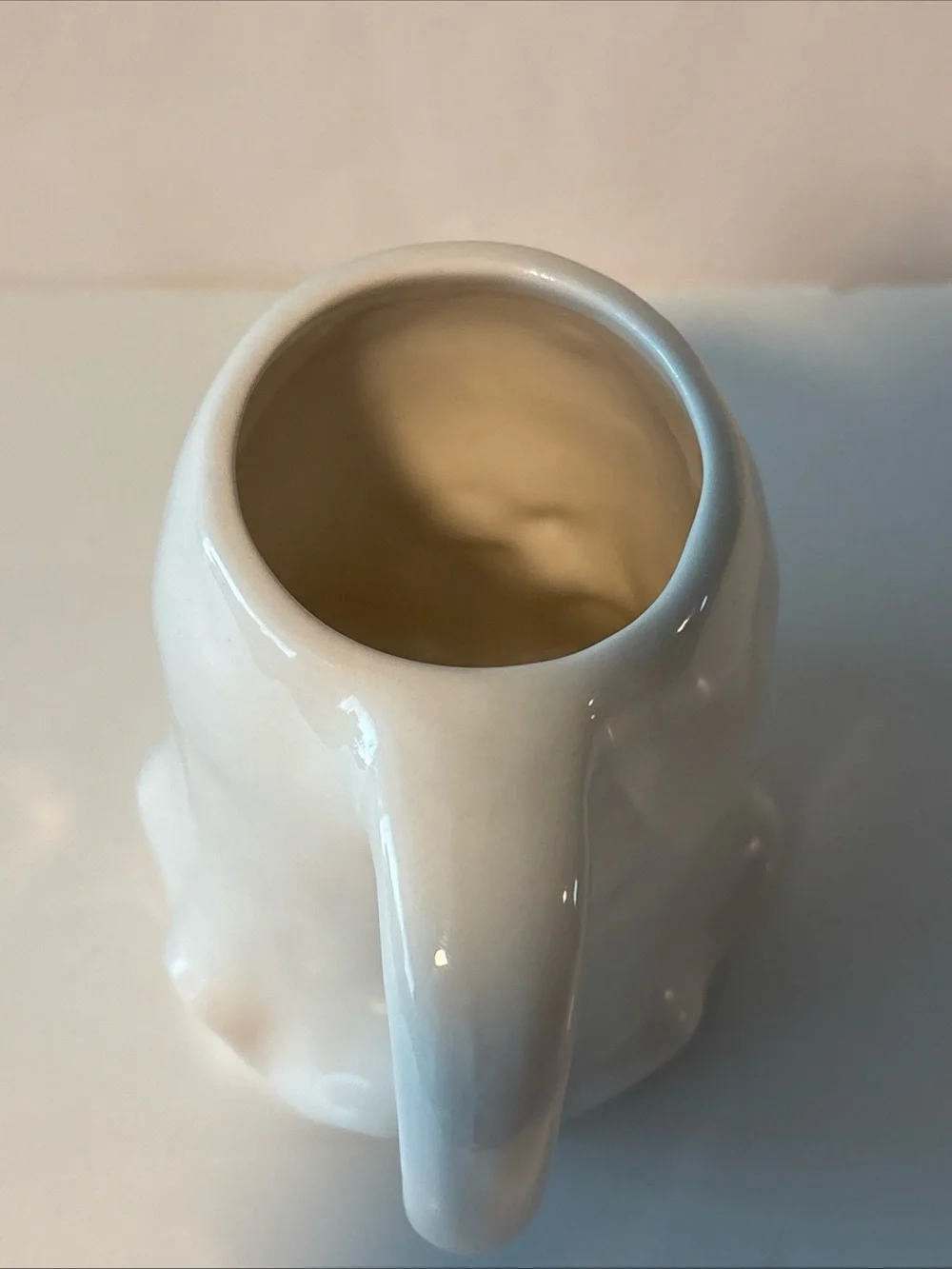 Pottery Barn 25 oz Ghost Stoneware Mug New